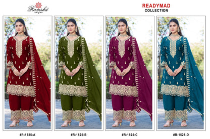 R 1525 Ramsha Pakistani Readymade Suits Wholesale Rate
