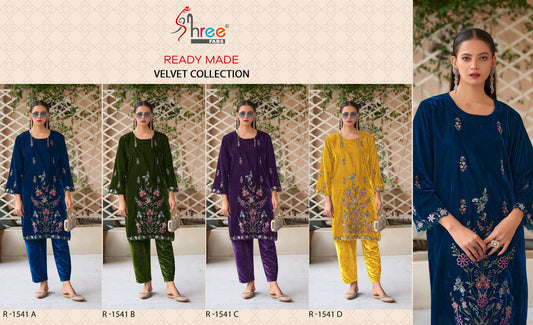 R 1541 Velvet Shree Fabs Co Ord Set Manufacturer