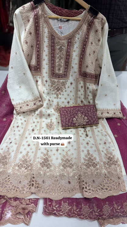 R 1561 Nx Ramsha Pakistani Readymade Suits Supplier India