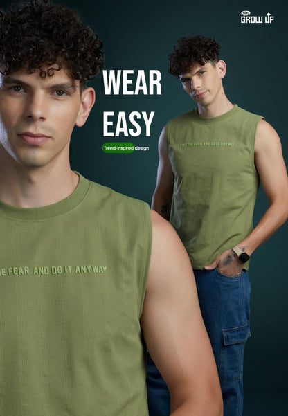R 1568 Growup Interlock Knit Mens Sando Wholesaler