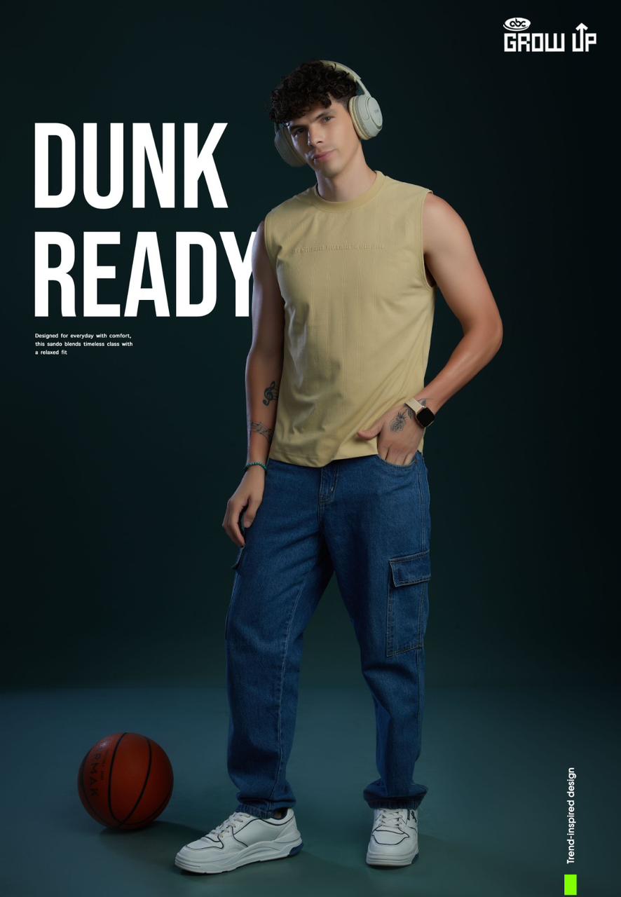 R 1568 Growup Interlock Knit Mens Sando Wholesaler