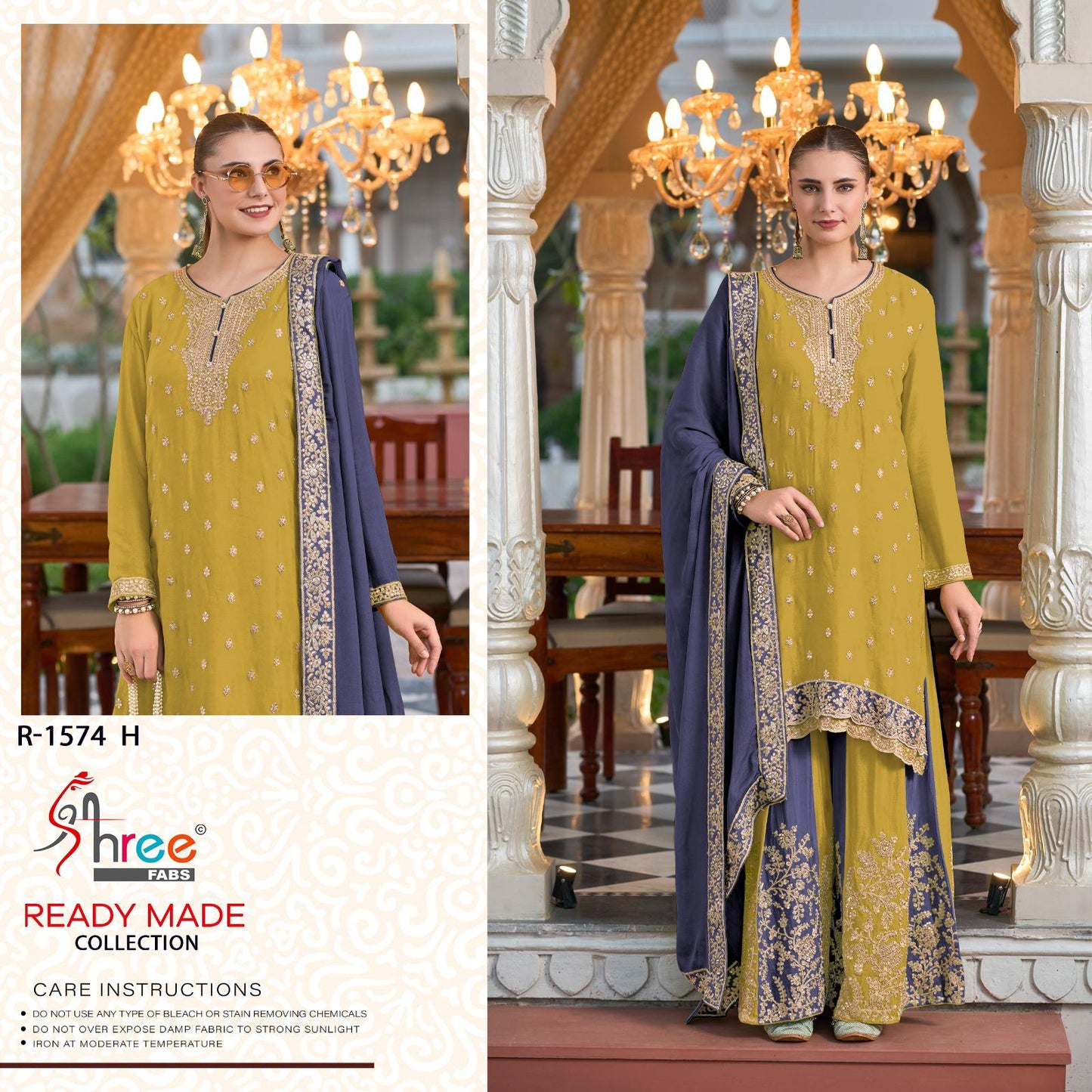 R 1574 Shree Fabs Chinon Pakistani Readymade Suits Wholesaler Ahmedabad