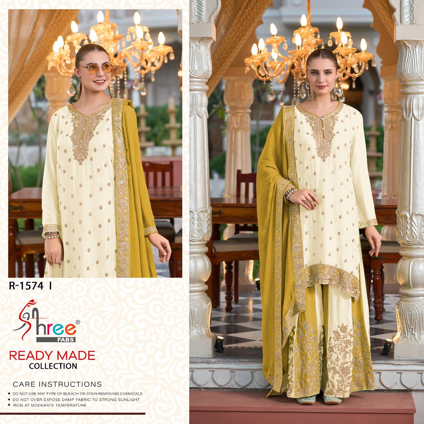 R 1574 Shree Fabs Chinon Pakistani Readymade Suits Wholesaler Ahmedabad