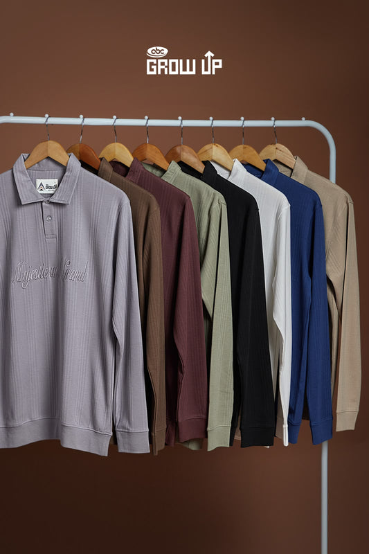 R 1577 Full Sleeves Growup Interlock Mens Tshirts Wholesale