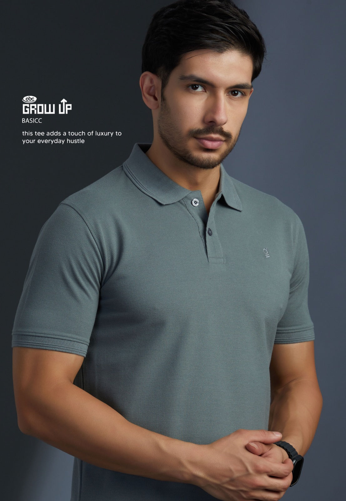 R 1581 Polo Growup Matty Mens Tshirts Wholesale