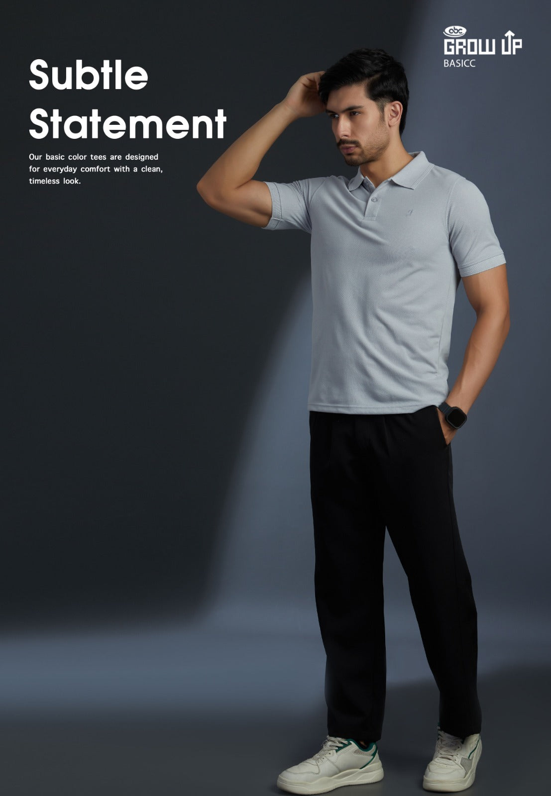 R 1581 Polo Growup Matty Mens Tshirts Wholesale