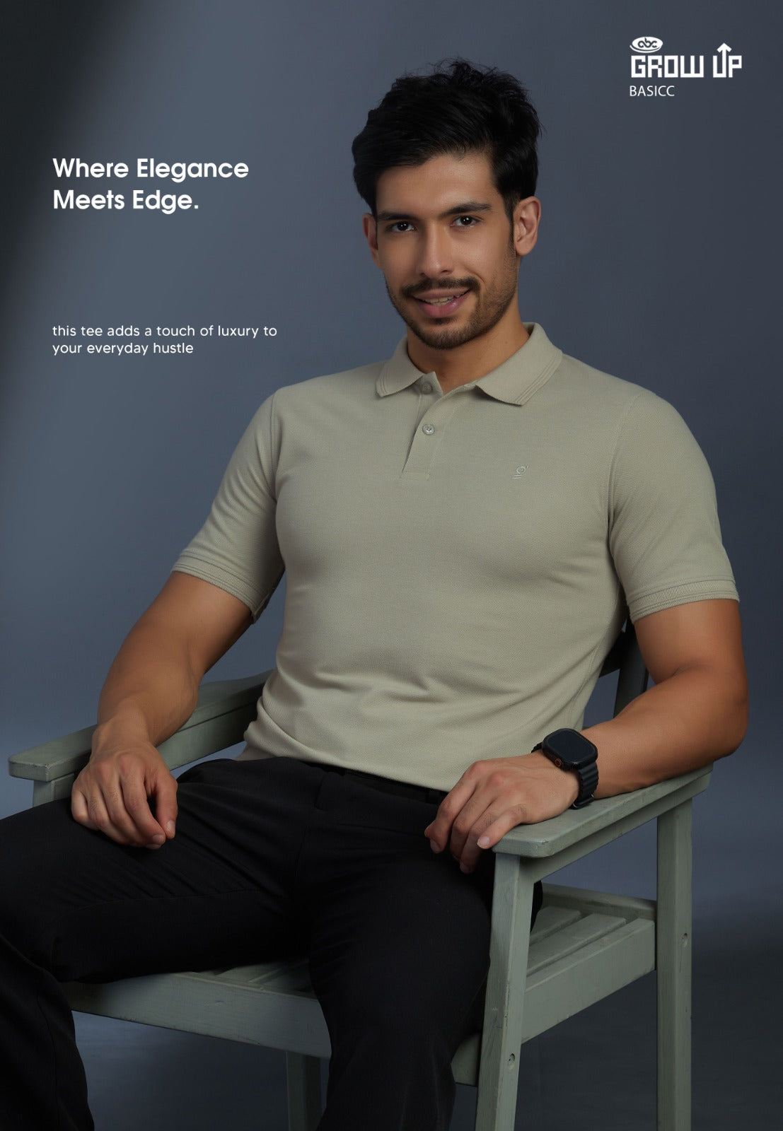 R 1581 Polo Growup Matty Mens Tshirts Wholesale