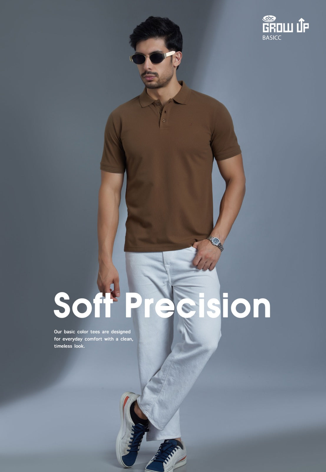 R 1581 Polo Growup Matty Mens Tshirts Wholesale