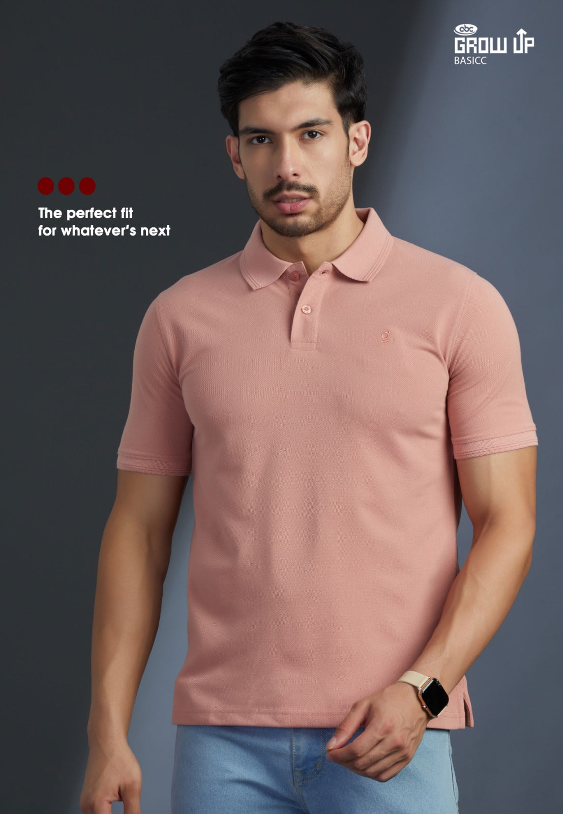 R 1581 Polo Growup Matty Mens Tshirts Wholesale