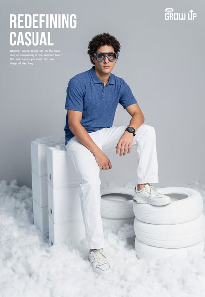 R 1582 Polo Growup Knit Mens Tshirts Manufacturer Gujarat