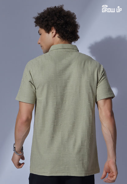 R 1582 Polo Growup Knit Mens Tshirts Manufacturer Gujarat