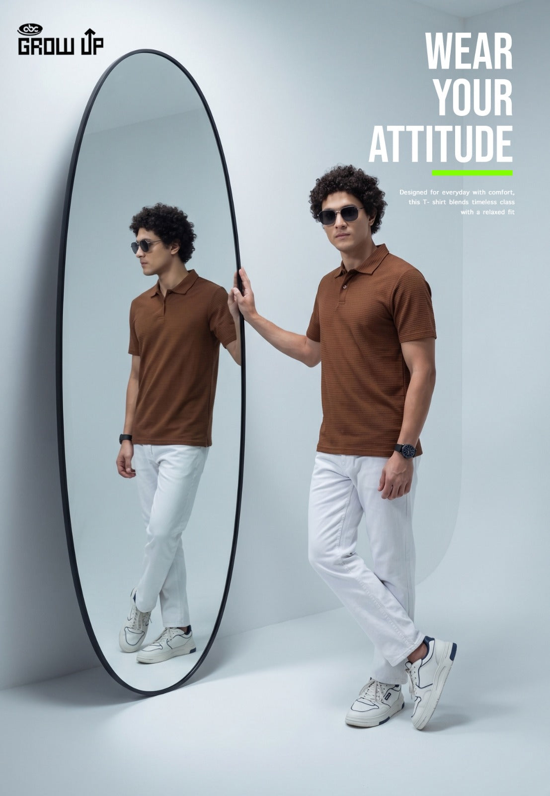 R 1582 Polo Growup Knit Mens Tshirts Manufacturer Gujarat