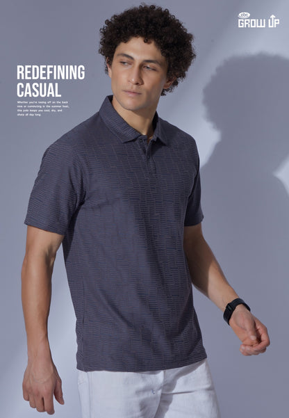 R 1582 Polo Growup Knit Mens Tshirts Manufacturer Gujarat