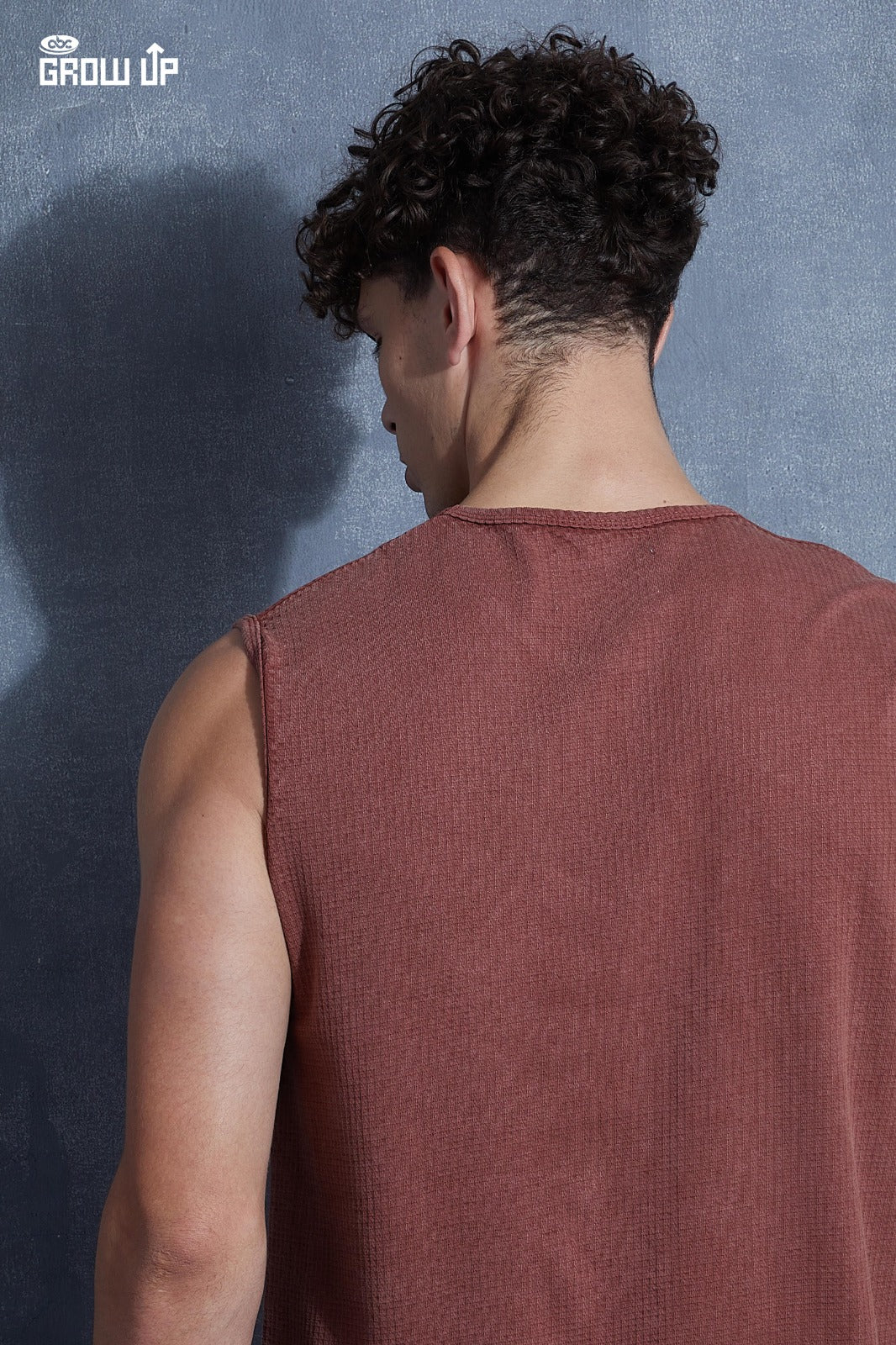 R 1595 Acid Wash Growup Mens Tank Top Wholesaler Gujarat