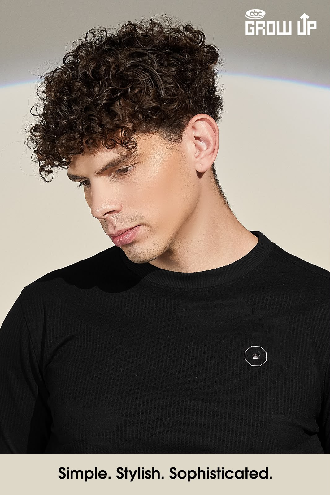 R 1598 Hand Rib Growup Knit Mens Tshirts Exporter Ahmedabad