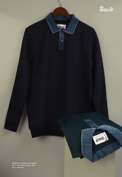 R 1610 Denim Collar Growup Interlock Mens Tshirts Supplier