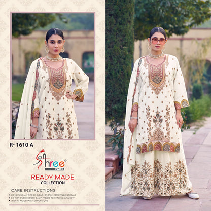 R 1610 Shree Fabs Chinon Pakistani Readymade Suits Manufacturer Ahmedabad