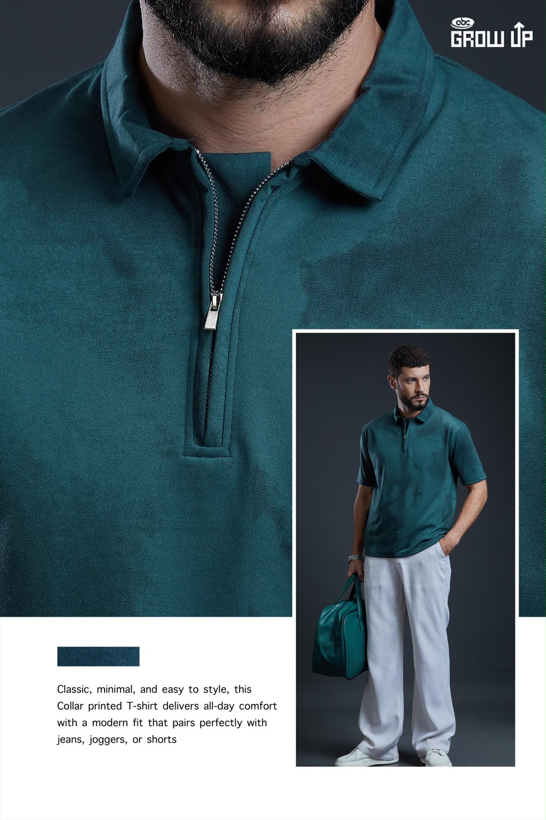 R 1612 Baggy Fit Growup Imported Mens Tshirts Exporter Ahmedabad
