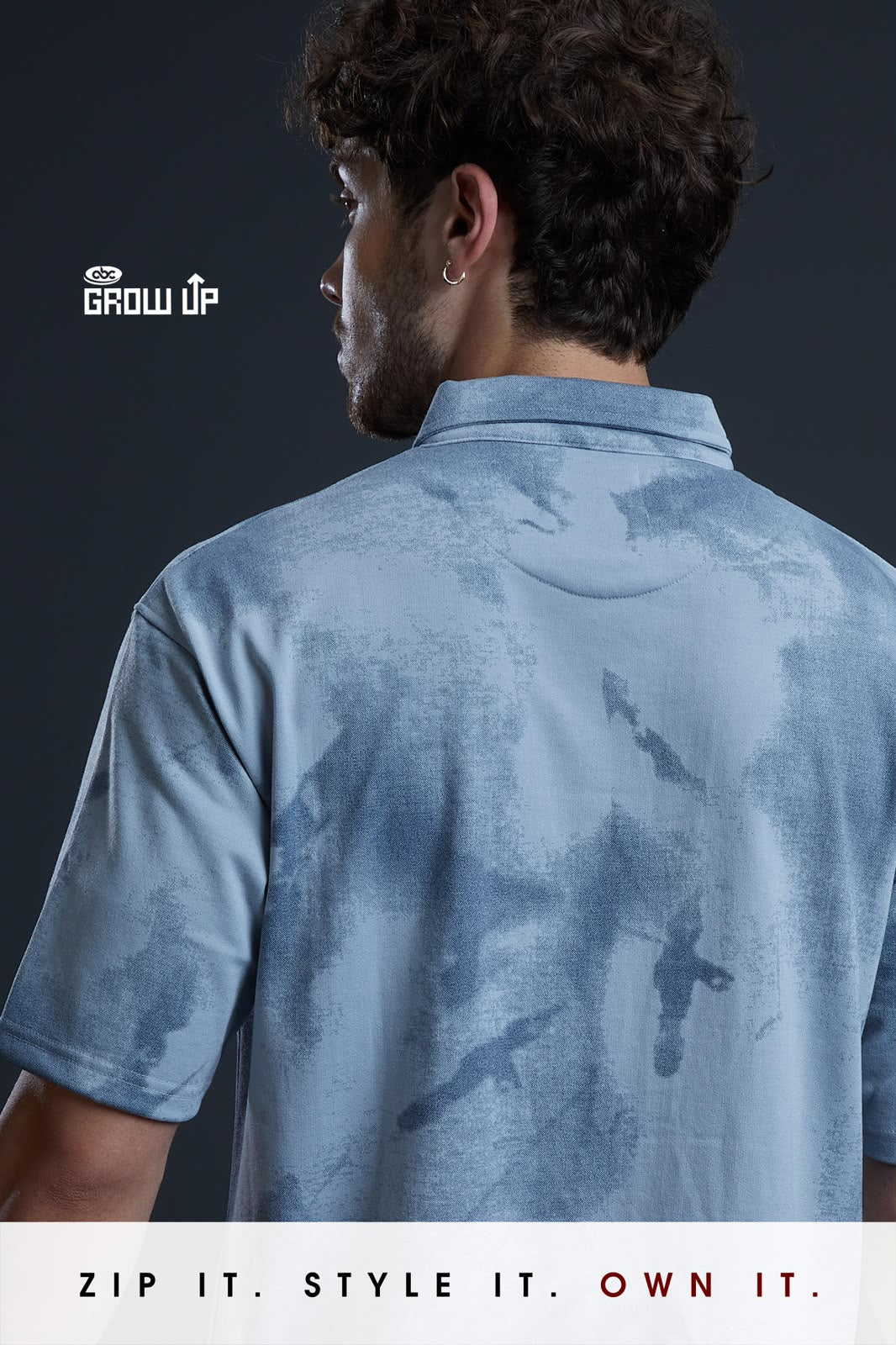 R 1612 Baggy Fit Growup Imported Mens Tshirts Exporter Ahmedabad