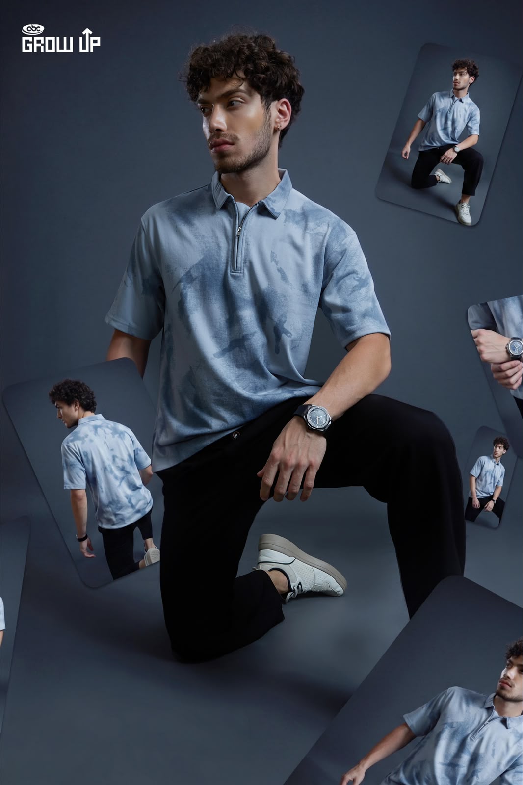 R 1612 Baggy Fit Growup Imported Mens Tshirts Exporter Ahmedabad