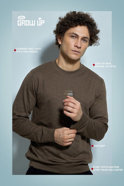 R 1614 Full Sleeves Growup Knit Mens Tshirts Supplier Gujarat