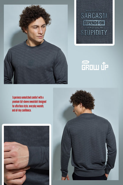 R 1614 Full Sleeves Growup Knit Mens Tshirts Supplier Gujarat