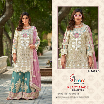 R 1615 Shree Fabs Chiffon Pakistani Readymade Suits Wholesale Price