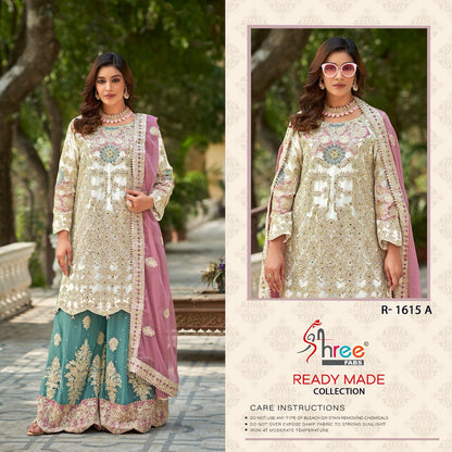 R 1615 Shree Fabs Chiffon Pakistani Readymade Suits Wholesale Price