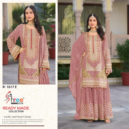 R 1617 Efgh Shree Fabs Chinon Pakistani Readymade Suits Exporter Ahmedabad