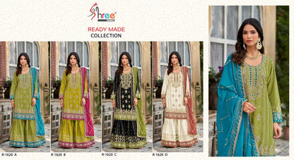 R 1620 Shree Fabs Chinon Pakistani Readymade Suits Exporter Ahmedabad