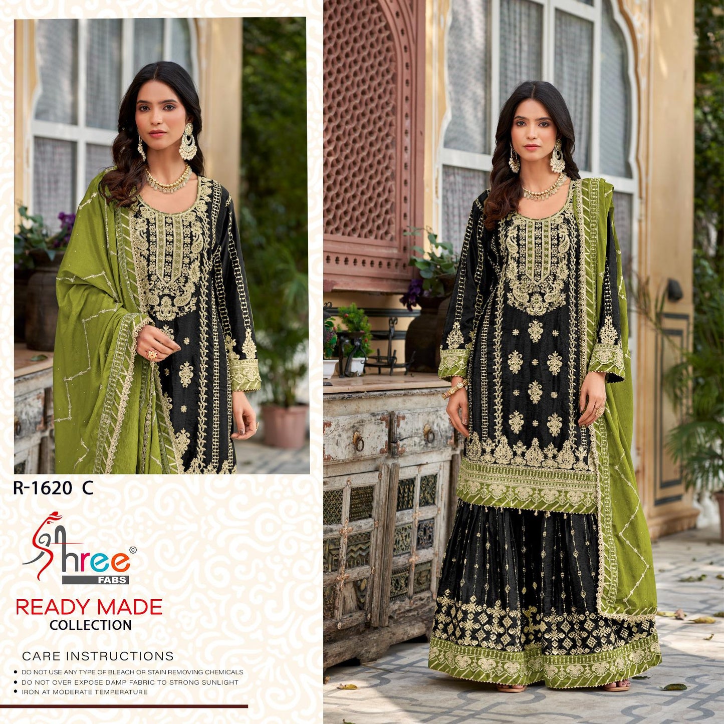 R 1620 Shree Fabs Chinon Pakistani Readymade Suits Exporter Ahmedabad