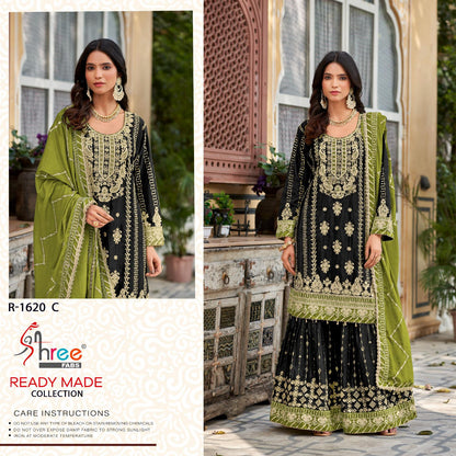 R 1620 Shree Fabs Chinon Pakistani Readymade Suits Exporter Ahmedabad