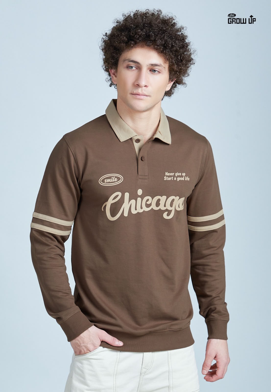 R 1626 Full Sleeves Growup Cotton Looper Mens Tshirts Wholesaler Ahmedabad