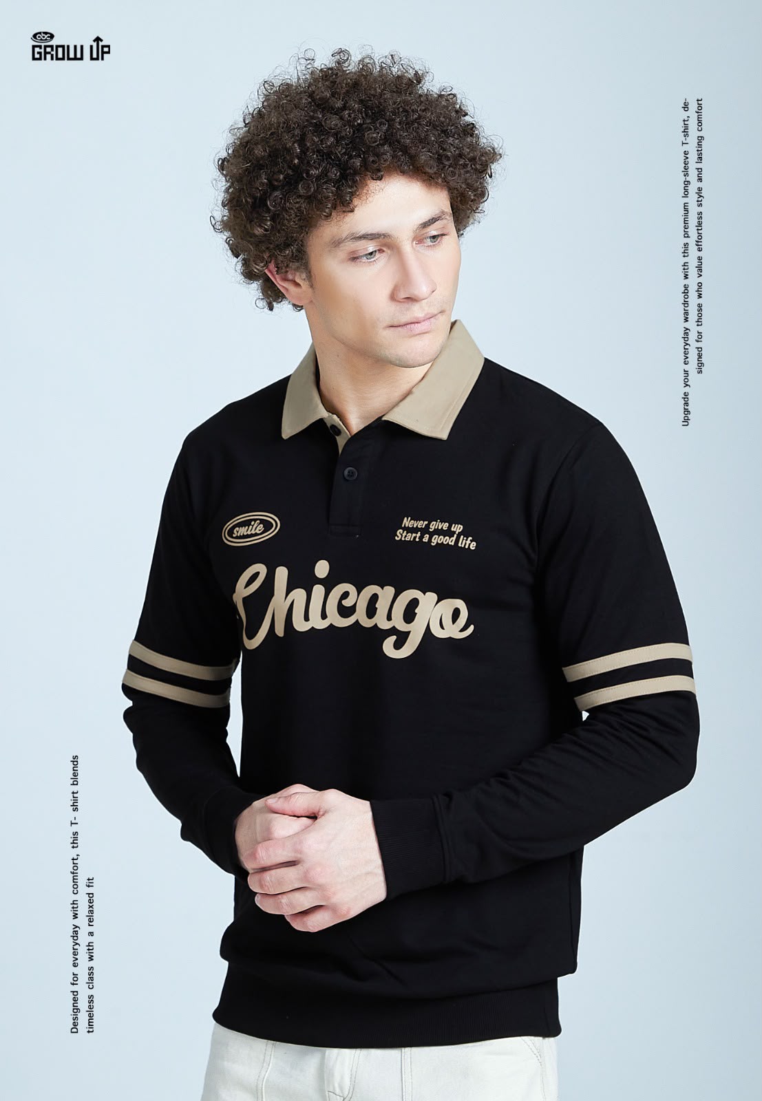 R 1626 Full Sleeves Growup Cotton Looper Mens Tshirts Wholesaler Ahmedabad