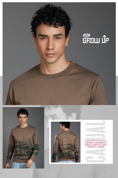R 1628 Full Sleeves Growup Imported Mens Tshirts Supplier Gujarat