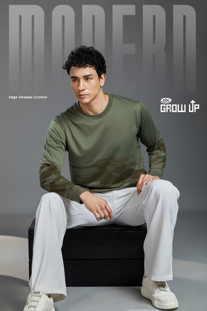 R 1628 Full Sleeves Growup Imported Mens Tshirts Supplier Gujarat
