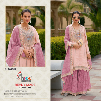 R 1629 Shree Fabs Chinon Pakistani Readymade Suits Wholesaler Ahmedabad