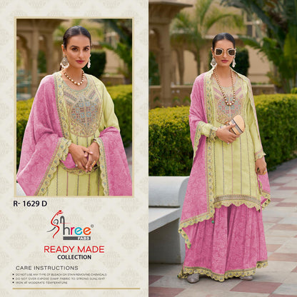 R 1629 Shree Fabs Chinon Pakistani Readymade Suits Wholesaler Ahmedabad
