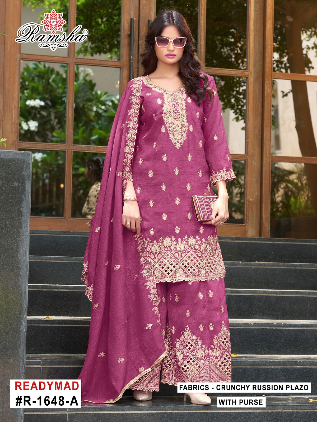 R 1648 Ramsha Crunchy Pakistani Readymade Suits Supplier