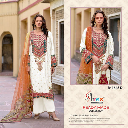 R 1648 Shree Fabs Chinon Pakistani Readymade Suits Wholesale Price