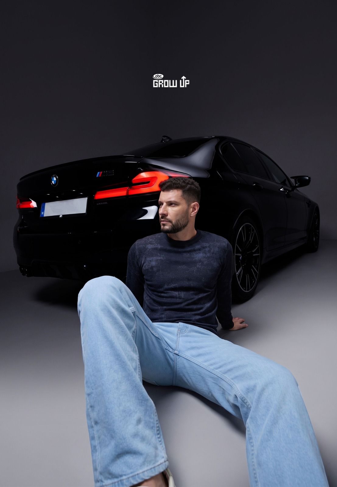 R 1652 Full Sleeves Growup Imported Mens Tshirts Supplier India
