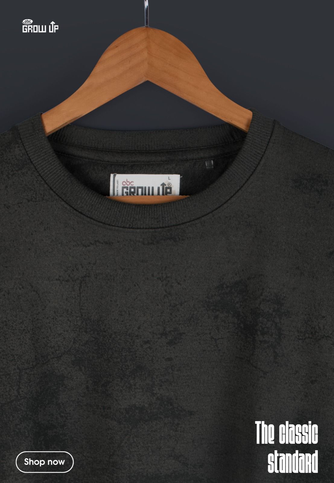 R 1652 Full Sleeves Growup Imported Mens Tshirts Supplier India