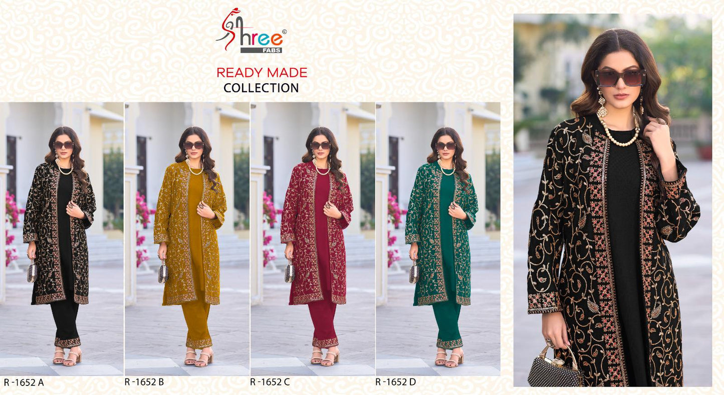 R 1652 Pashmina Shree Fabs Woolen Pakistani Readymade Suits Wholesale