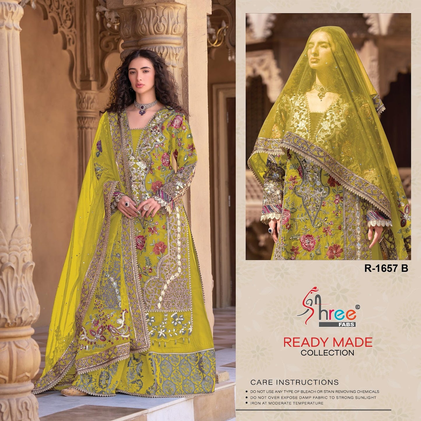 R 1657 Shree Fabs Organza Pakistani Readymade Suits Supplier Ahmedabad