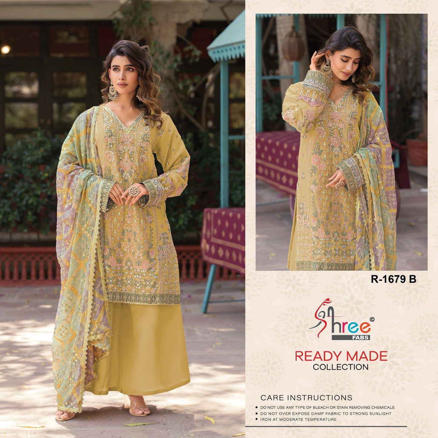 R 1679 Abcd Shree Fabs Chiffon Pakistani Readymade Suits Wholesale Price
