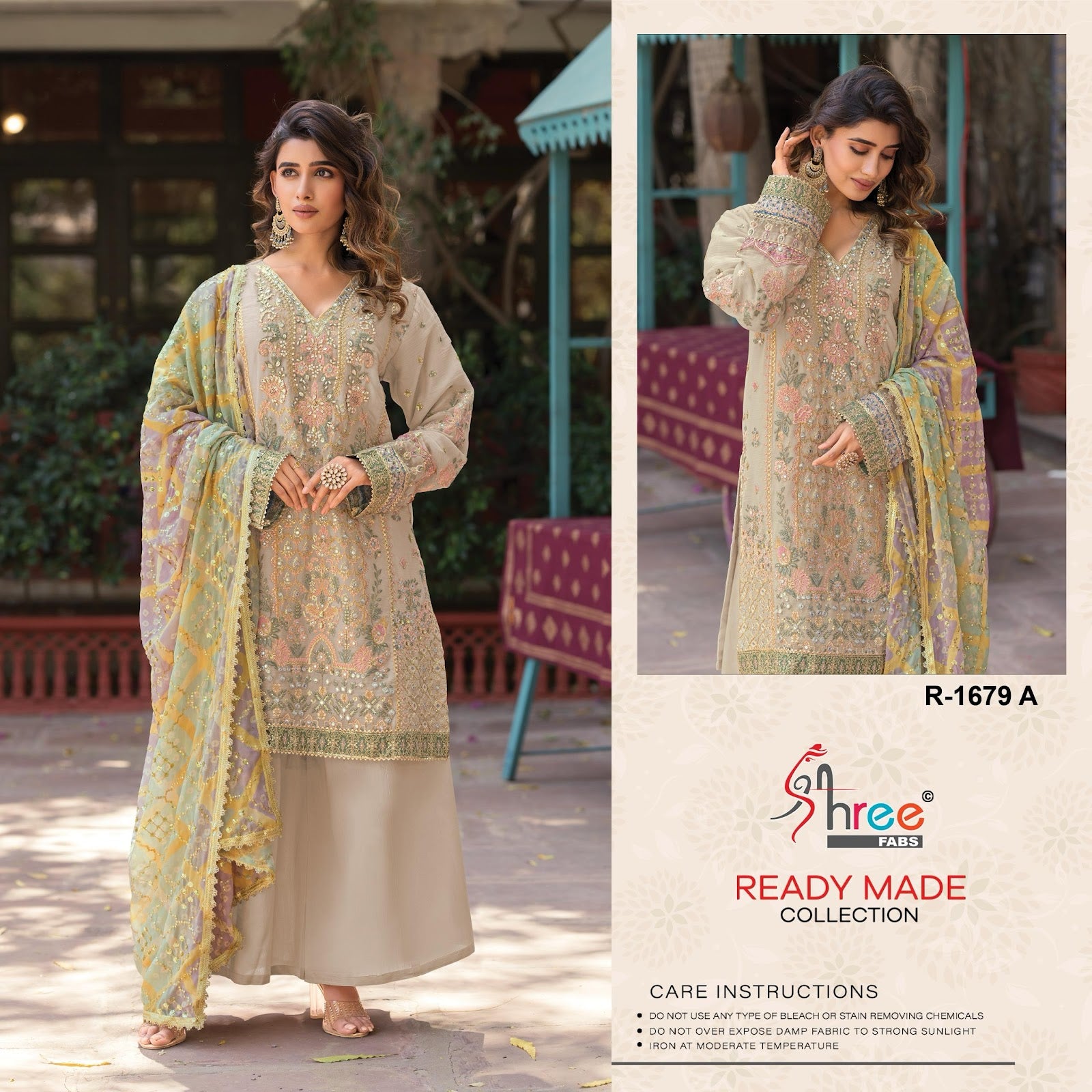 R 1679 Abcd Shree Fabs Chiffon Pakistani Readymade Suits Wholesale Price