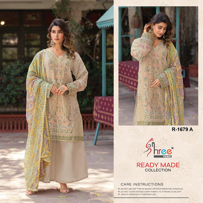 R 1679 Abcd Shree Fabs Chiffon Pakistani Readymade Suits Wholesale Price