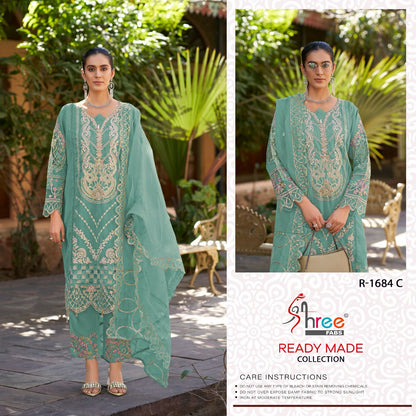 R 1684 Shree Fabs Viscose Simmer Pakistani Readymade Suits Wholesaler Ahmedabad