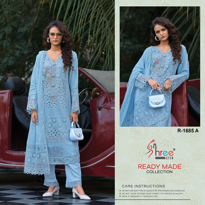 R 1685 Shree Fabs Chiffon Pakistani Readymade Suits Wholesaler Gujarat
