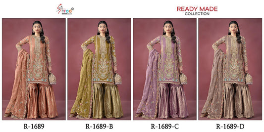 R 1689 Shree Fabs Viscose Pakistani Readymade Suits Exporter